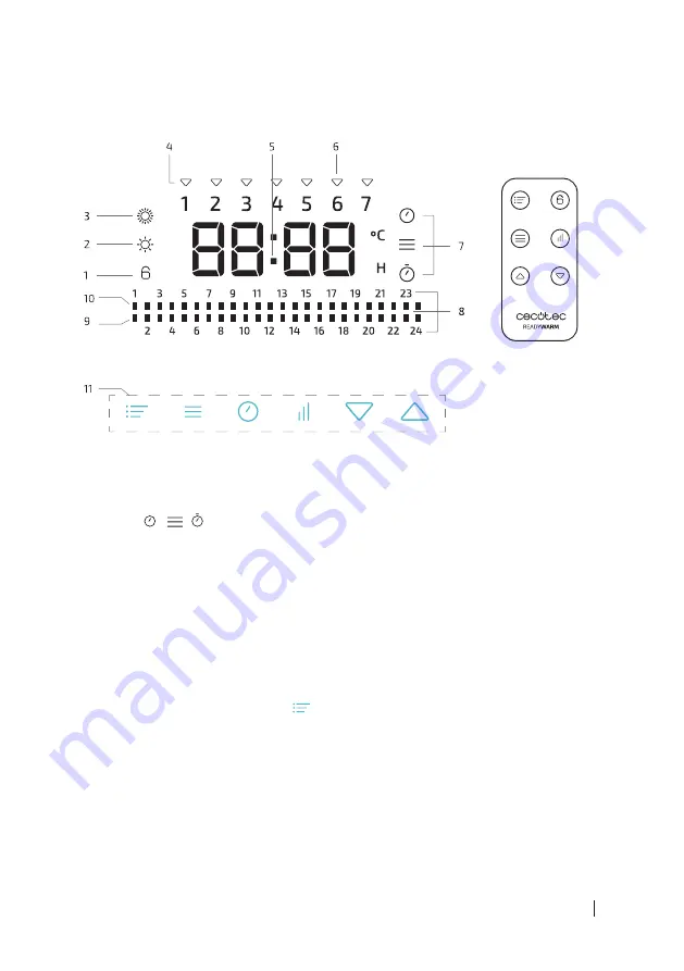 cecotec Ready Warm 9870 Crystal Towel Instruction Manual Download Page 105