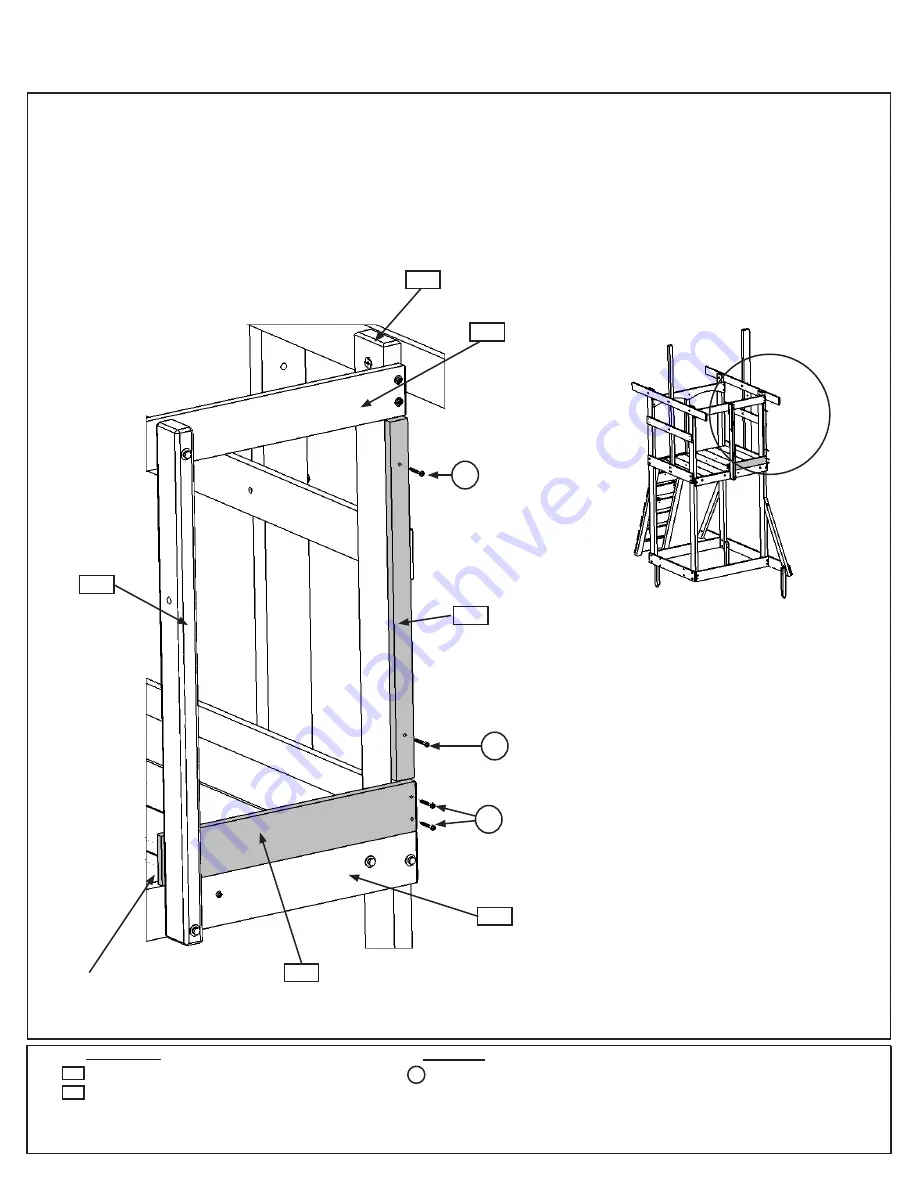 Cedar Summit BROOKRIDGE PLAY SYSTEM Installation And Operating Instructions Manual Download Page 36