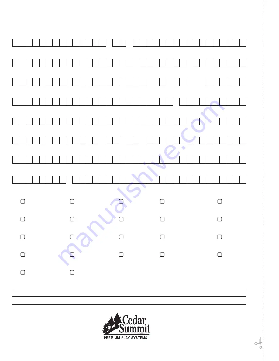 Cedar Summit BROOKRIDGE PLAY SYSTEM Скачать руководство пользователя страница 56