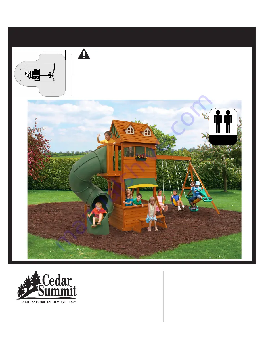 Cedar Summit Forest Hill Retreat Play System F23180 Скачать руководство пользователя страница 1