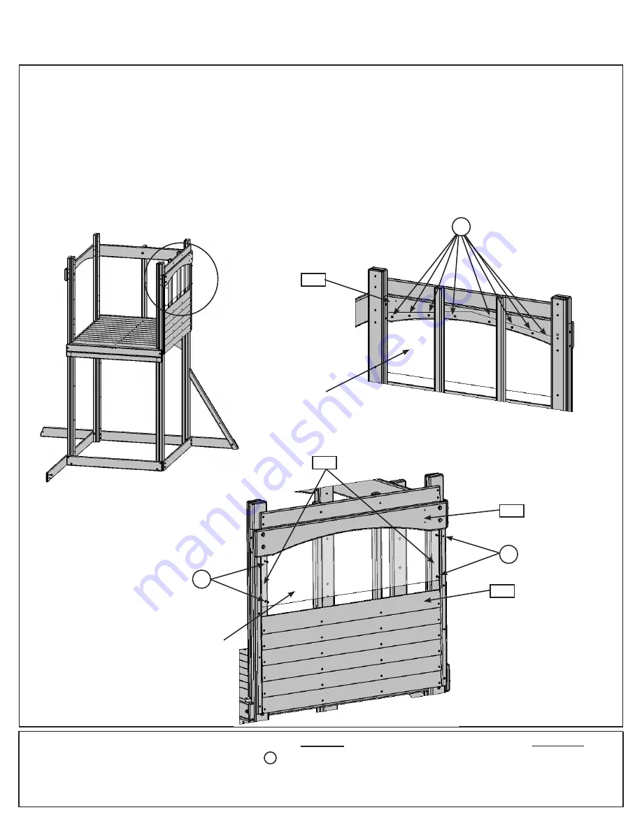 Cedar Summit Forest Hill Retreat Play System F23180 Скачать руководство пользователя страница 45