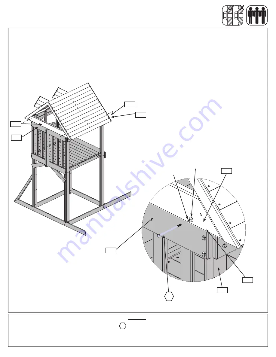 Cedar Summit Forest Hill Retreat Play System F23180 Скачать руководство пользователя страница 50