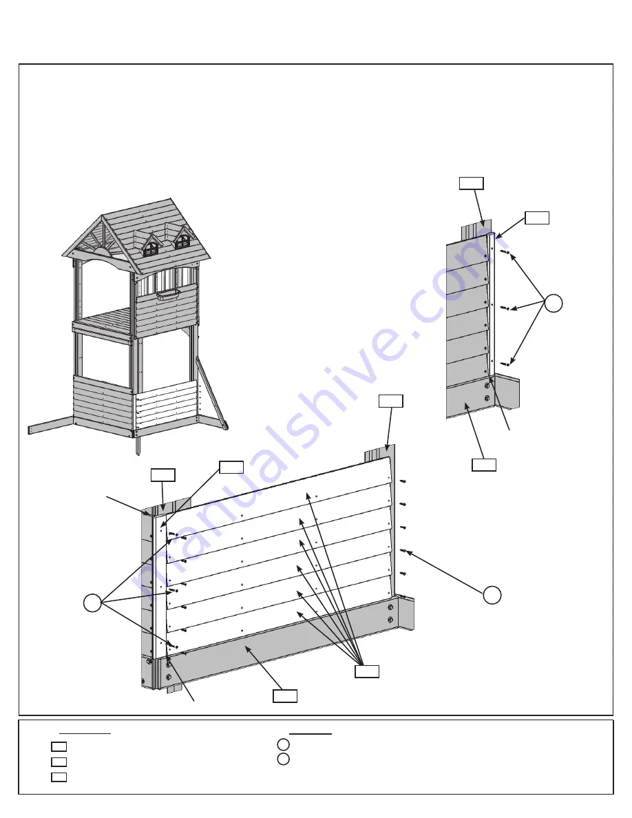 Cedar Summit Forest Hill Retreat Play System F23180 Скачать руководство пользователя страница 56