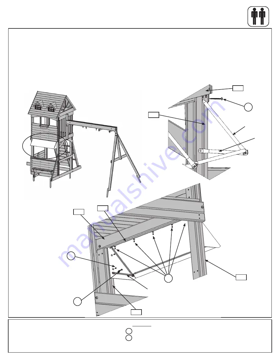 Cedar Summit Forest Hill Retreat Play System F23180 Скачать руководство пользователя страница 68