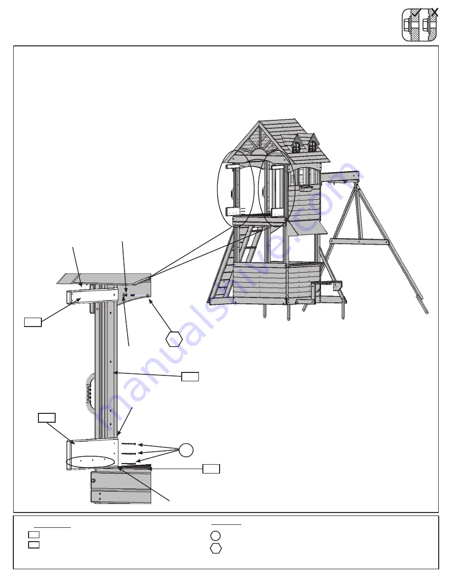 Cedar Summit Forest Hill Retreat Play System F23180 Скачать руководство пользователя страница 71