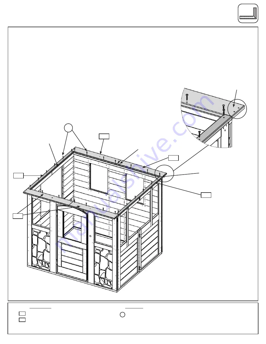 Cedar Summit STONEYCREEK CEDAR PLAYHOUSE P280090 Скачать руководство пользователя страница 21