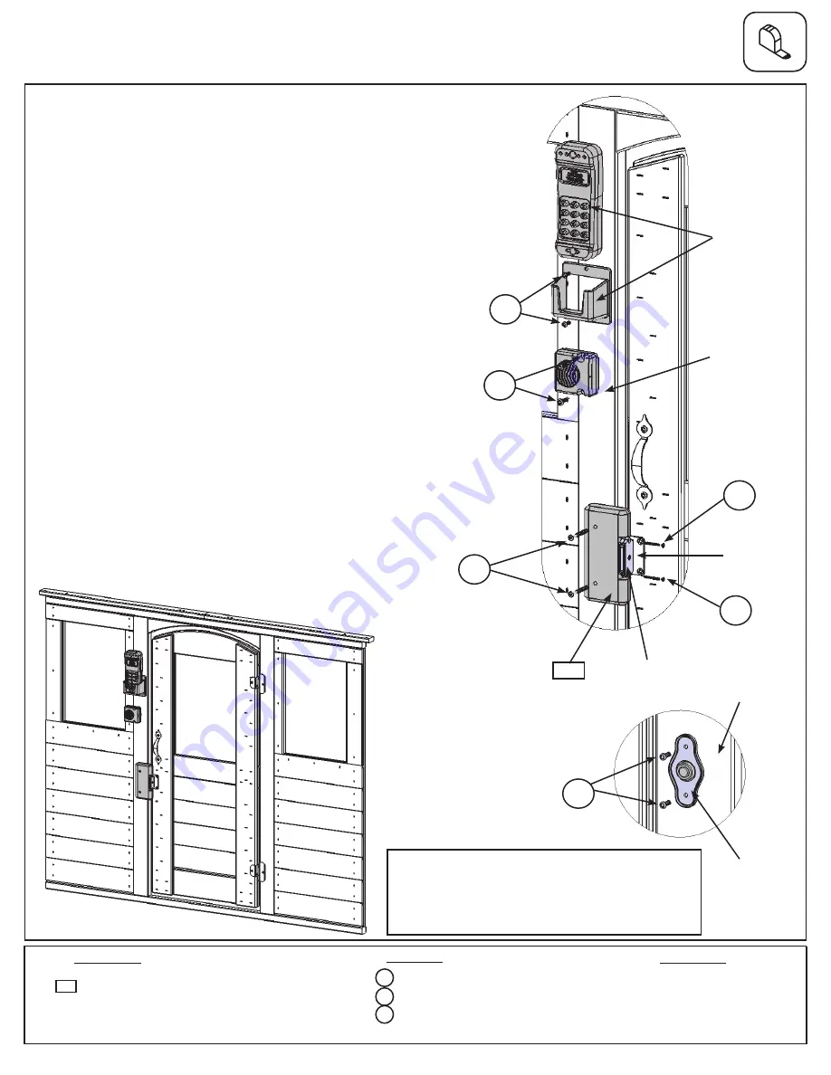 Cedar Summit STONEYCREEK CEDAR PLAYHOUSE P280090 Installation And Operating Instructions Manual Download Page 26