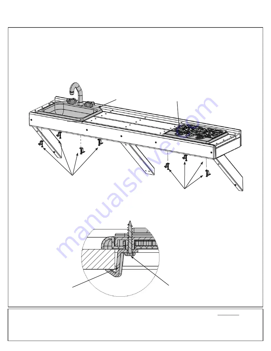 Cedar Summit STONEYCREEK CEDAR PLAYHOUSE P280090 Installation And Operating Instructions Manual Download Page 30