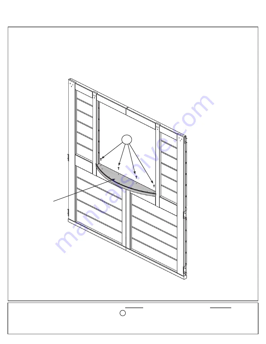 Cedar Summit STONEYCREEK CEDAR PLAYHOUSE P280090 Installation And Operating Instructions Manual Download Page 33