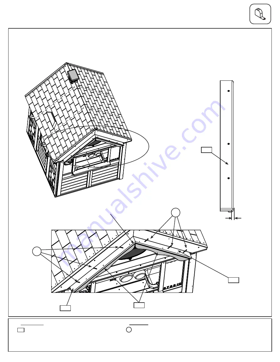 Cedar Summit STONEYCREEK CEDAR PLAYHOUSE P280090 Скачать руководство пользователя страница 41