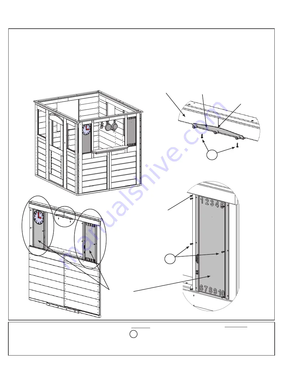 Cedar Summit STORYBROOKE PLAYHOUSE P280070 Скачать руководство пользователя страница 24