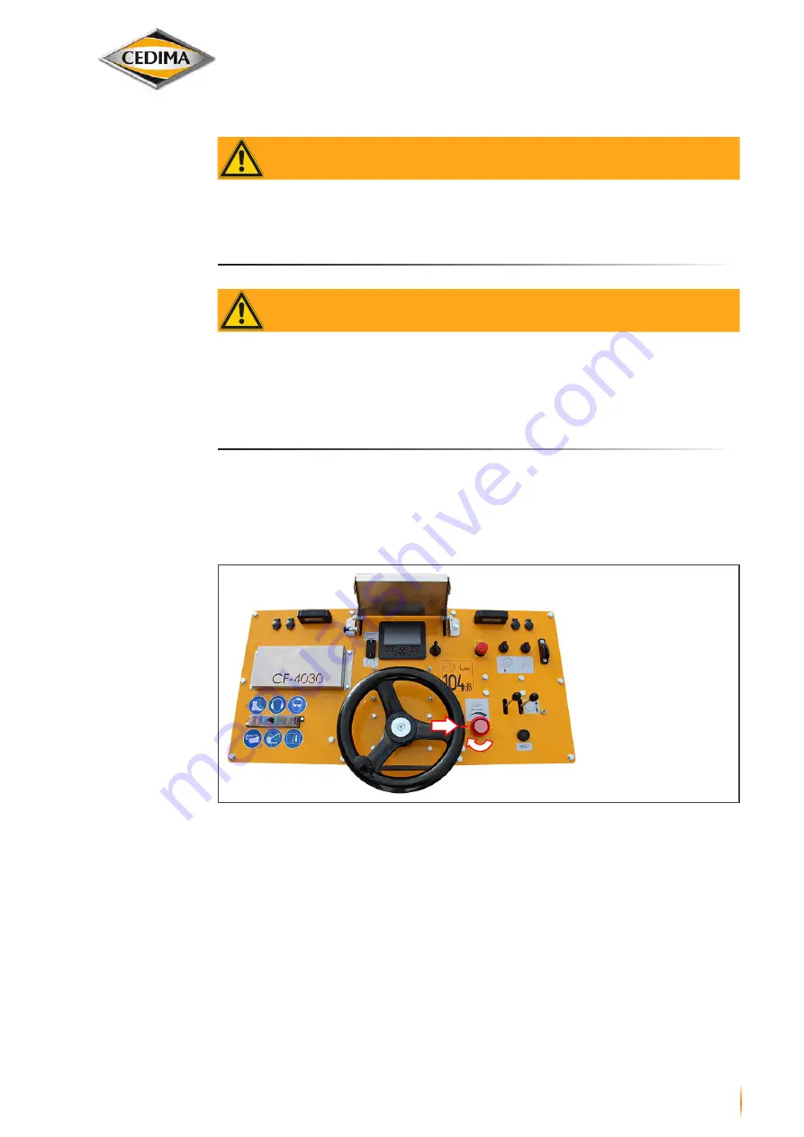 Cedima CF 4030 Translation Of The Original Operating Manual Download Page 97