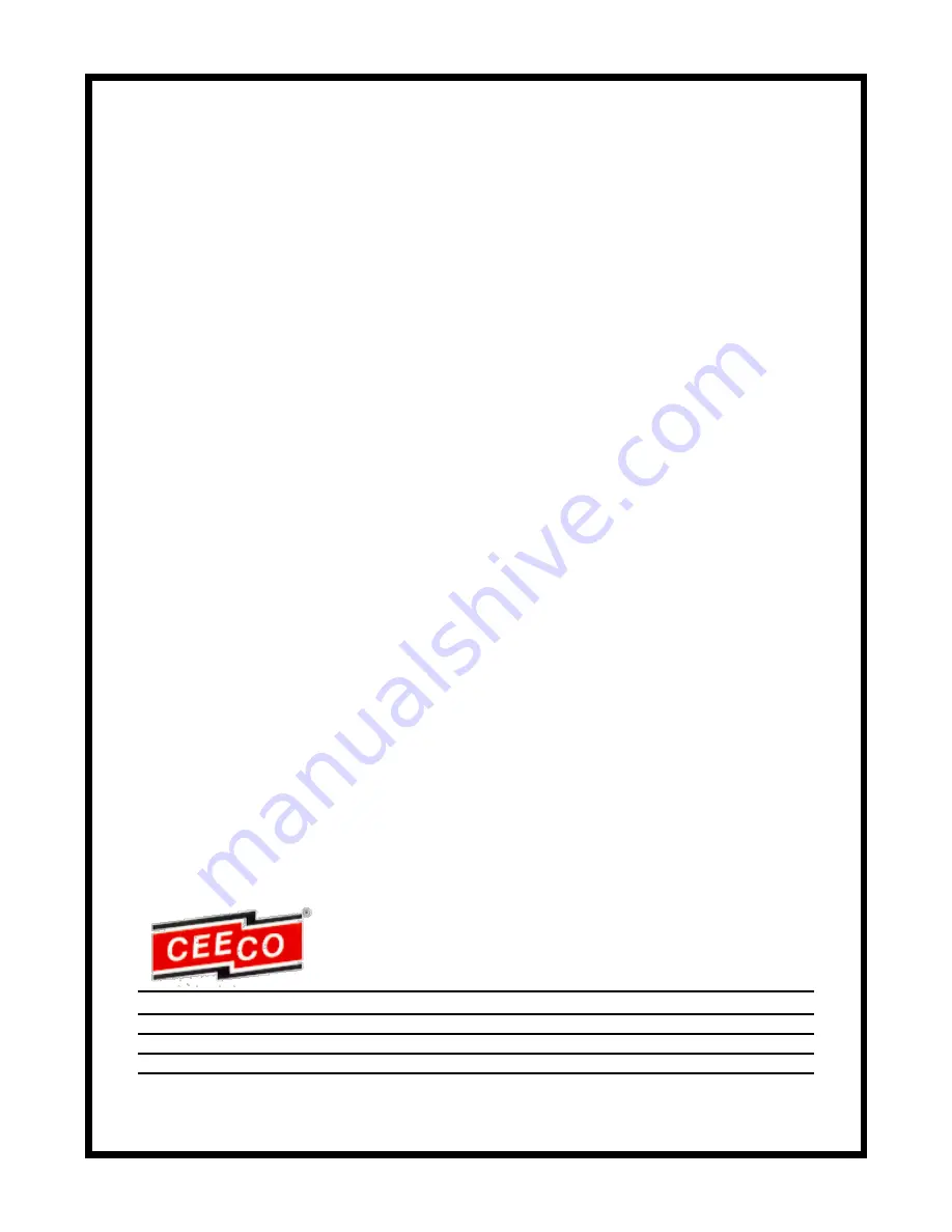 CEECO BLC-303-F Service Manual Download Page 1