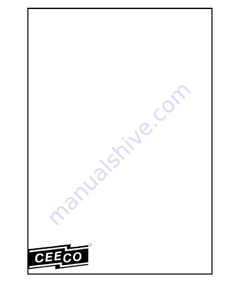 CEECO SSP 361-D Service Manual Download Page 1