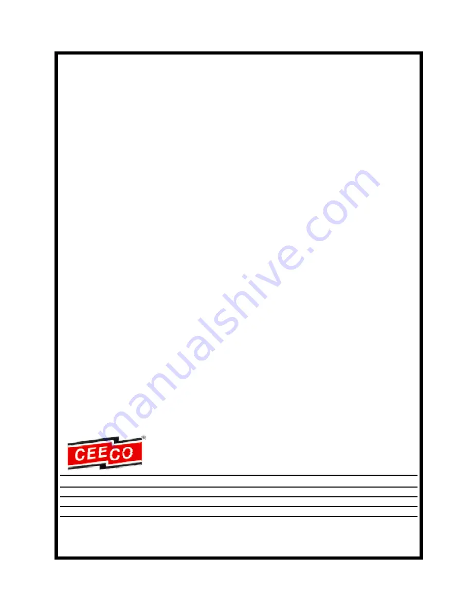 CEECO WPP-531-D-ADA-STROBE Service Manual Download Page 1