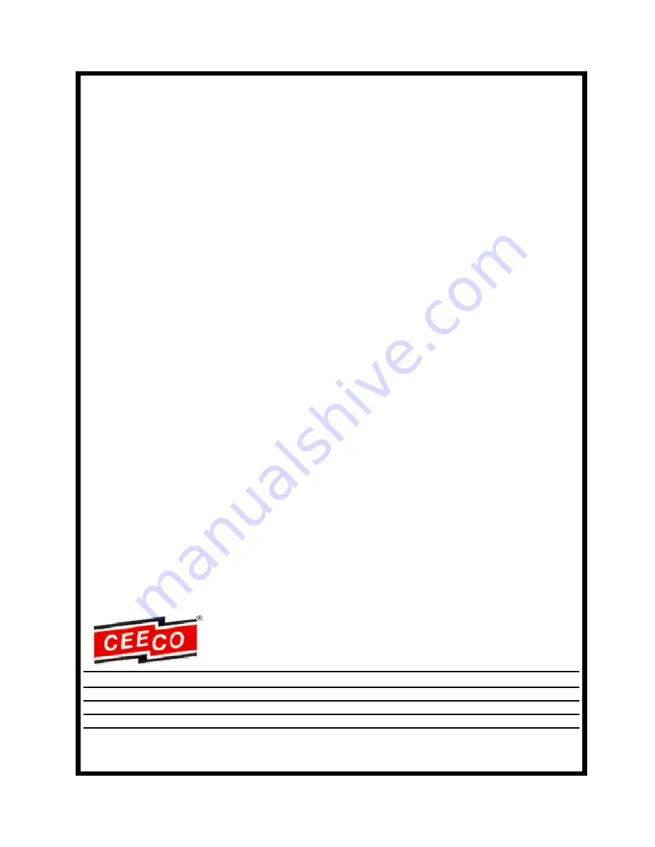 CEECO WPP-531-D2-ADA-VA-R-SB24VDC Service Manual Download Page 1