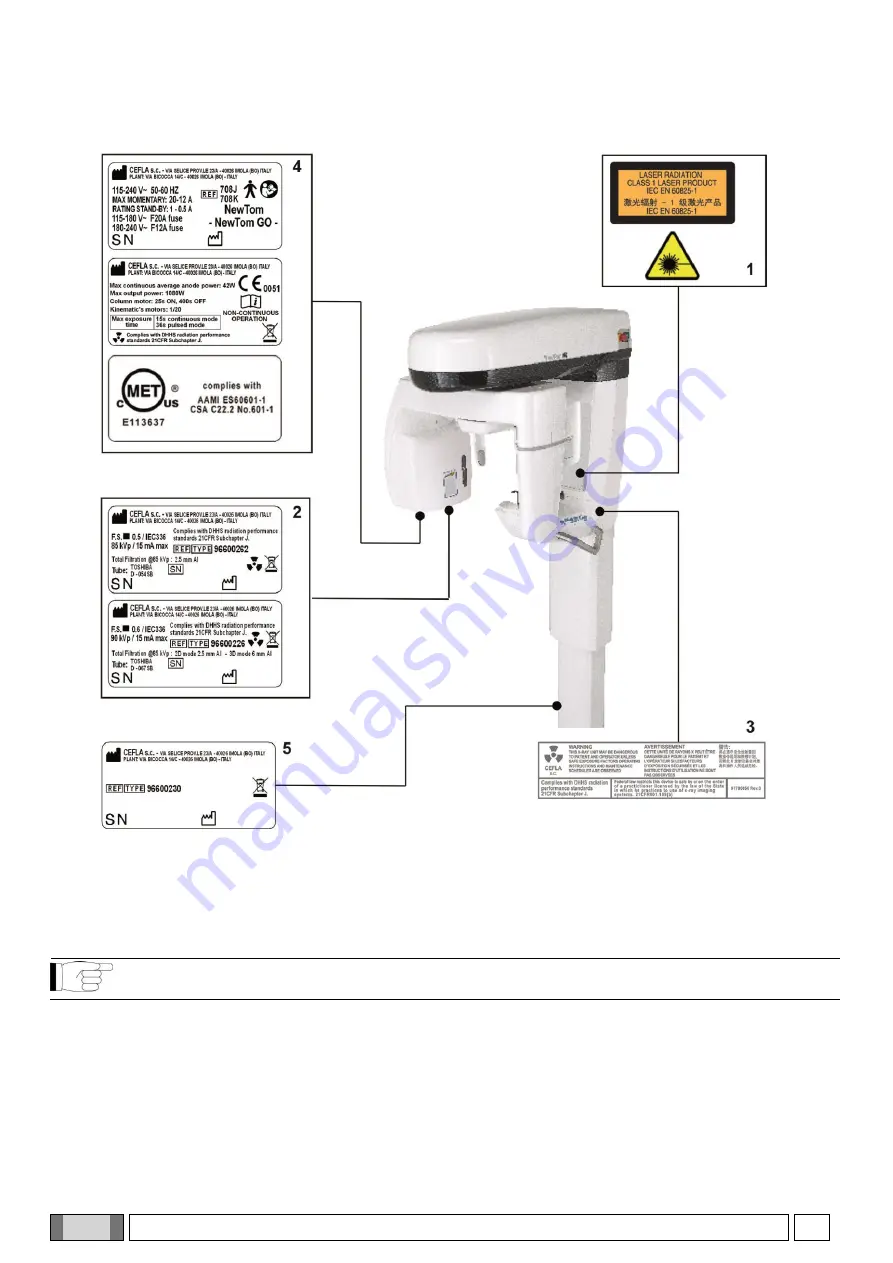 CEFLA NewTom GO Manual Download Page 68