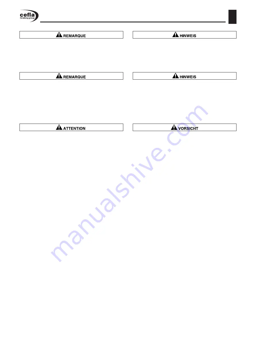 CEFLA UV-R Translation Of Original Instructions Download Page 135