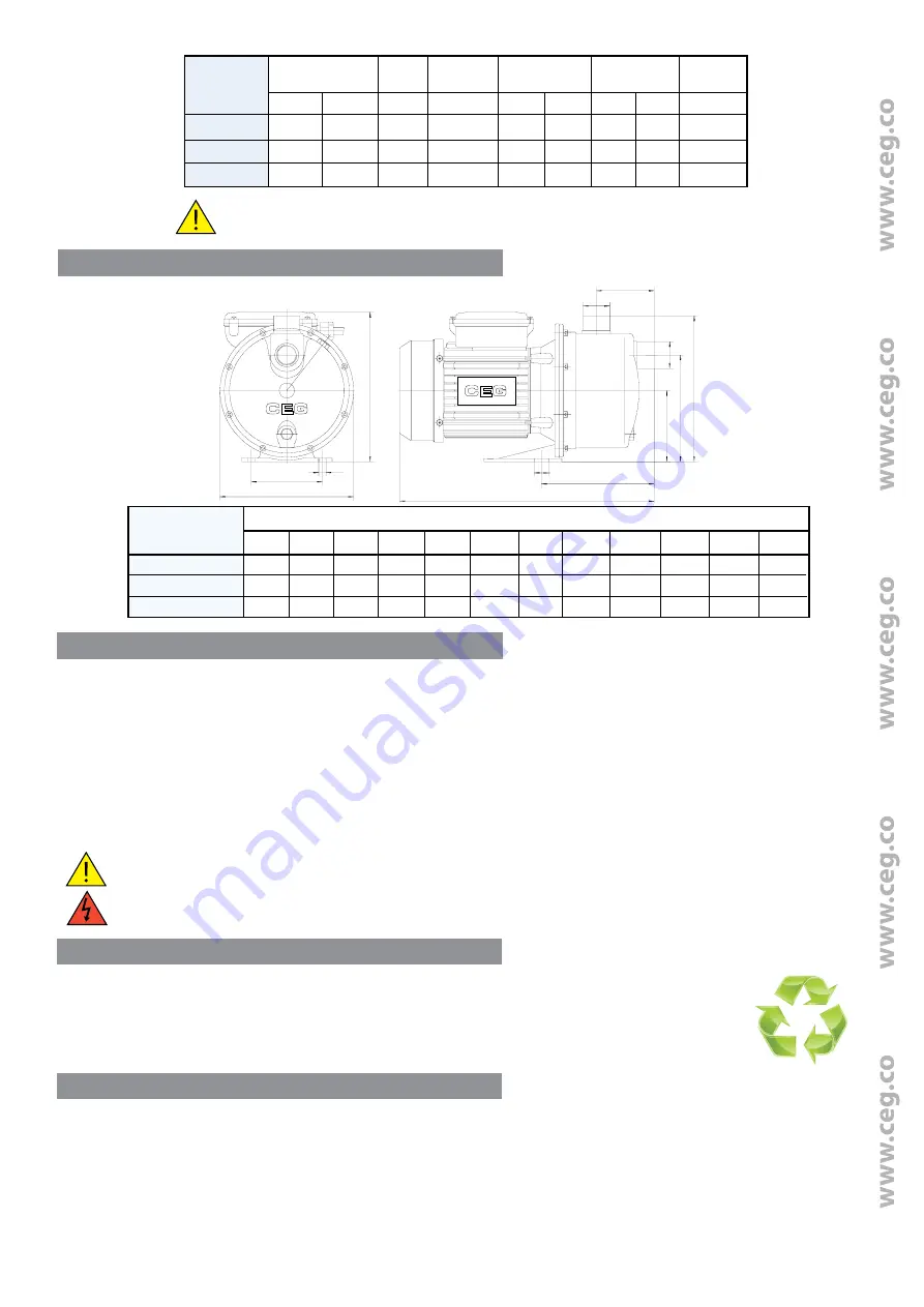 CEG ECOJET 1000PC Installation And Operating Instruction Manual Download Page 5