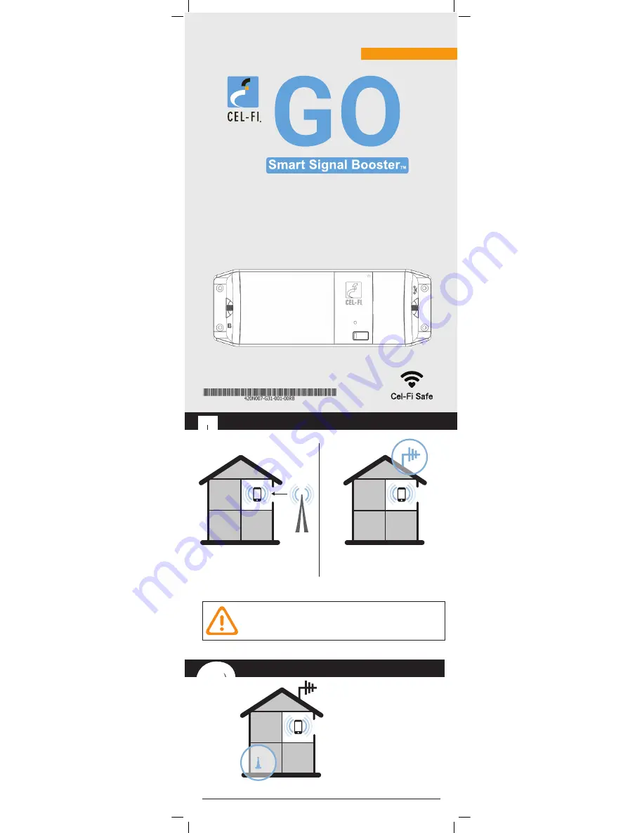 CEL-FI GO Smart Signal Booster Quick Start Manual Download Page 1