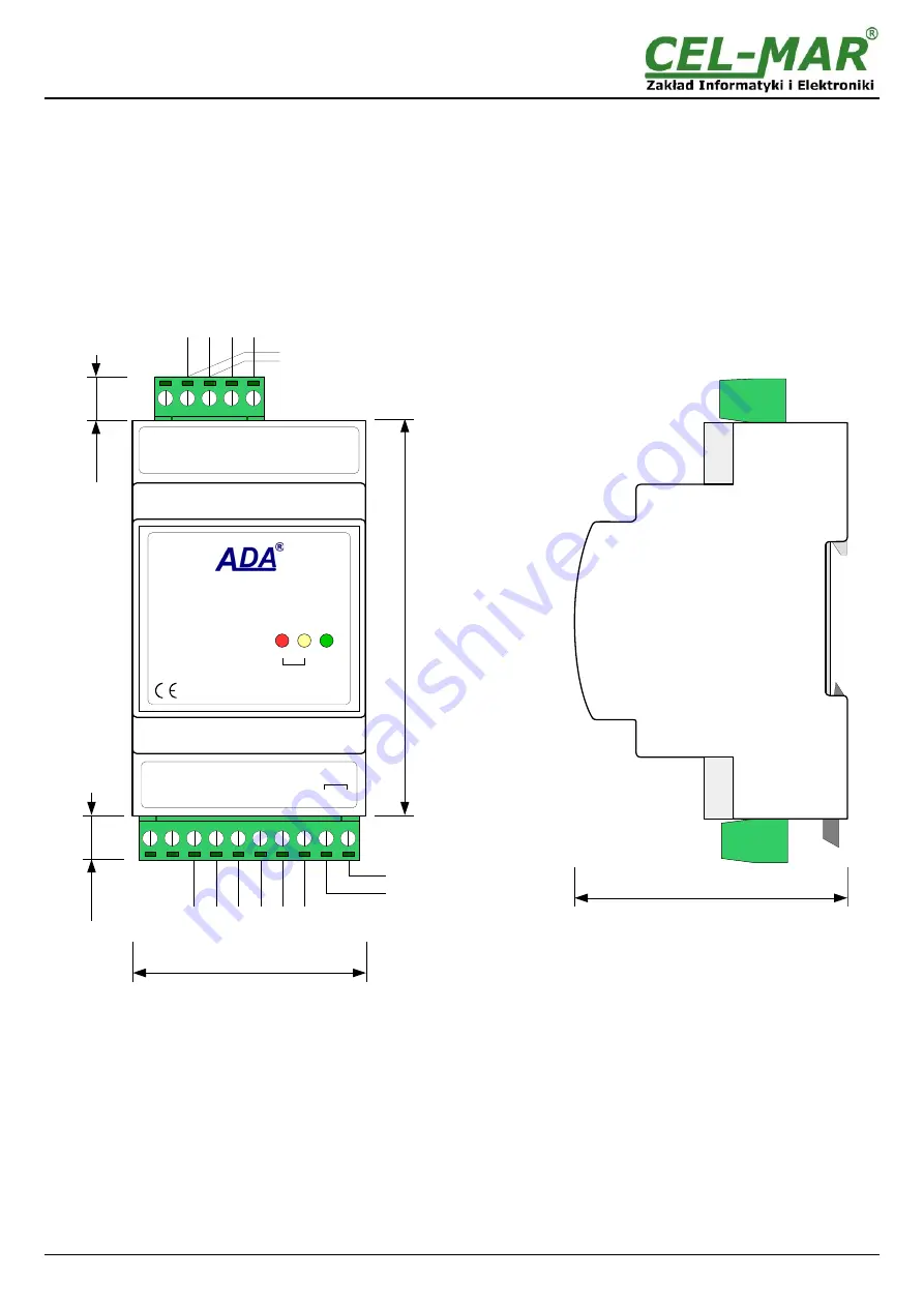 CEL-MAR ADA-4010 User Manual Download Page 4