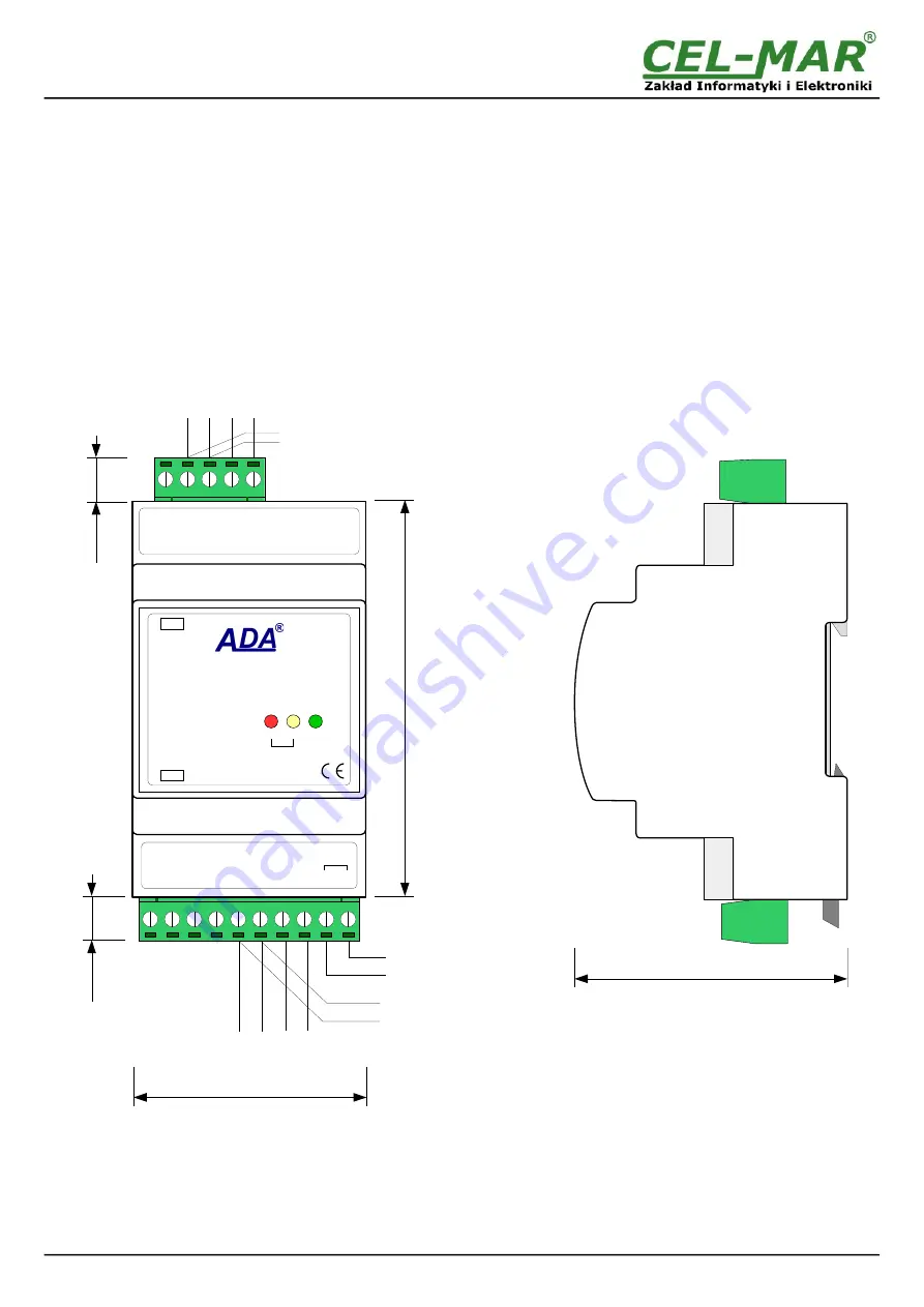 CEL-MAR ADA-4040A User Manual Download Page 4