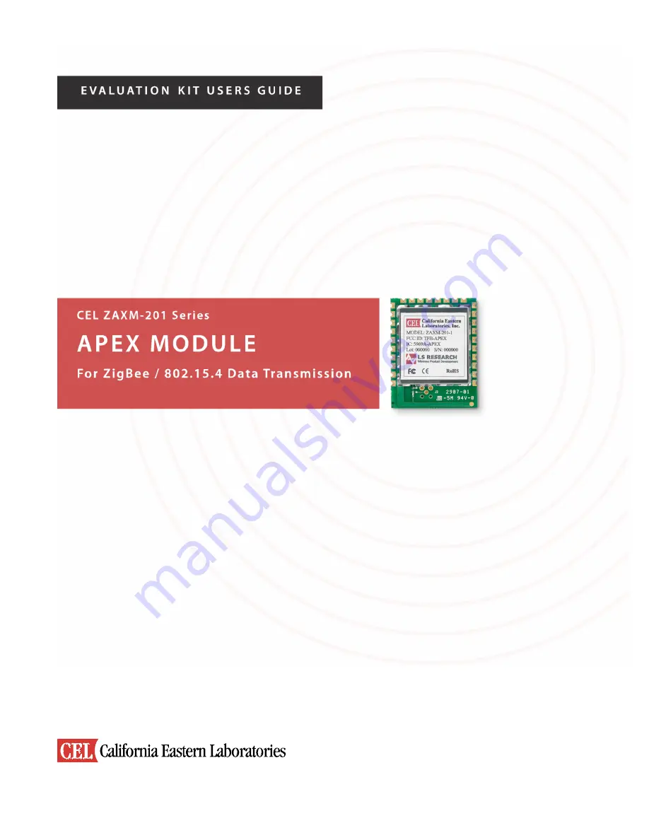 CEL ZAXM-201 Series User Manual Download Page 1