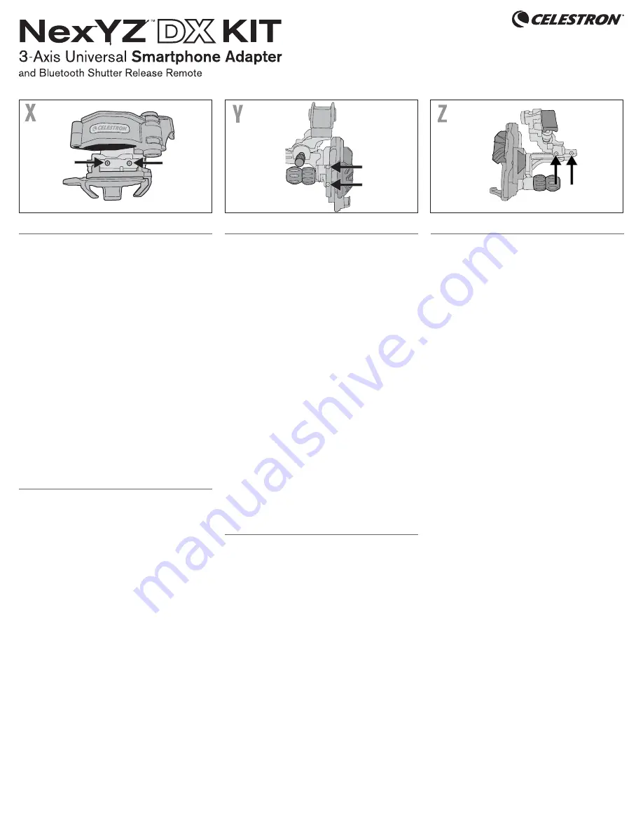 Celestron NexYZ DX Kit Скачать руководство пользователя страница 2