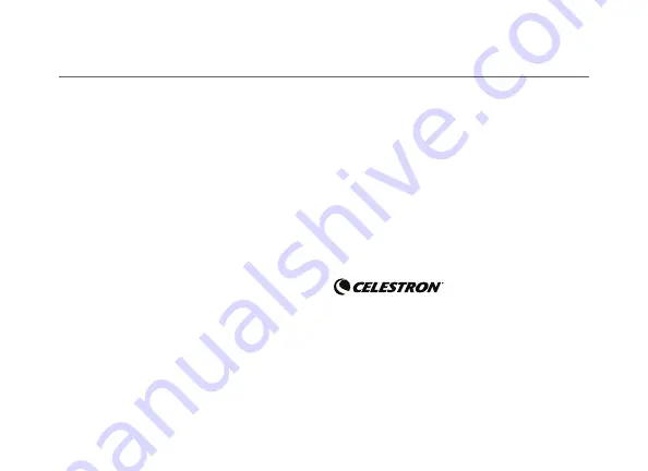 Celestron Ultima Pan Tilt Head Tripod Manual Download Page 9