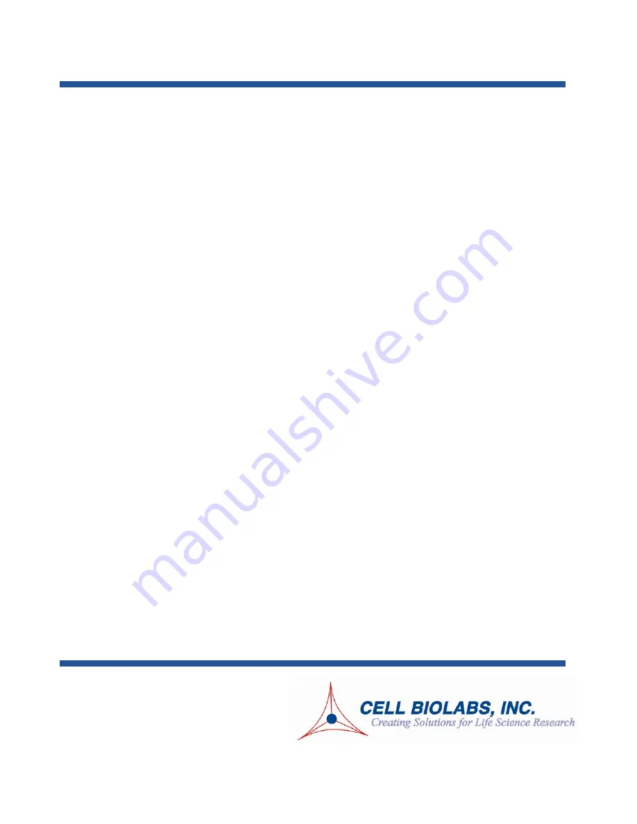 Cell biolabs ViraBind Series Product Manual Download Page 1