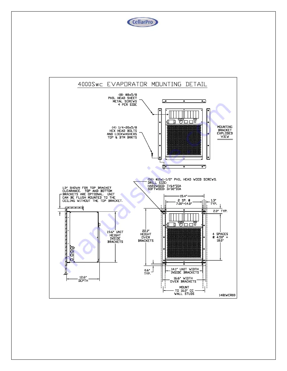 CellarPro 4000Shwc Скачать руководство пользователя страница 11