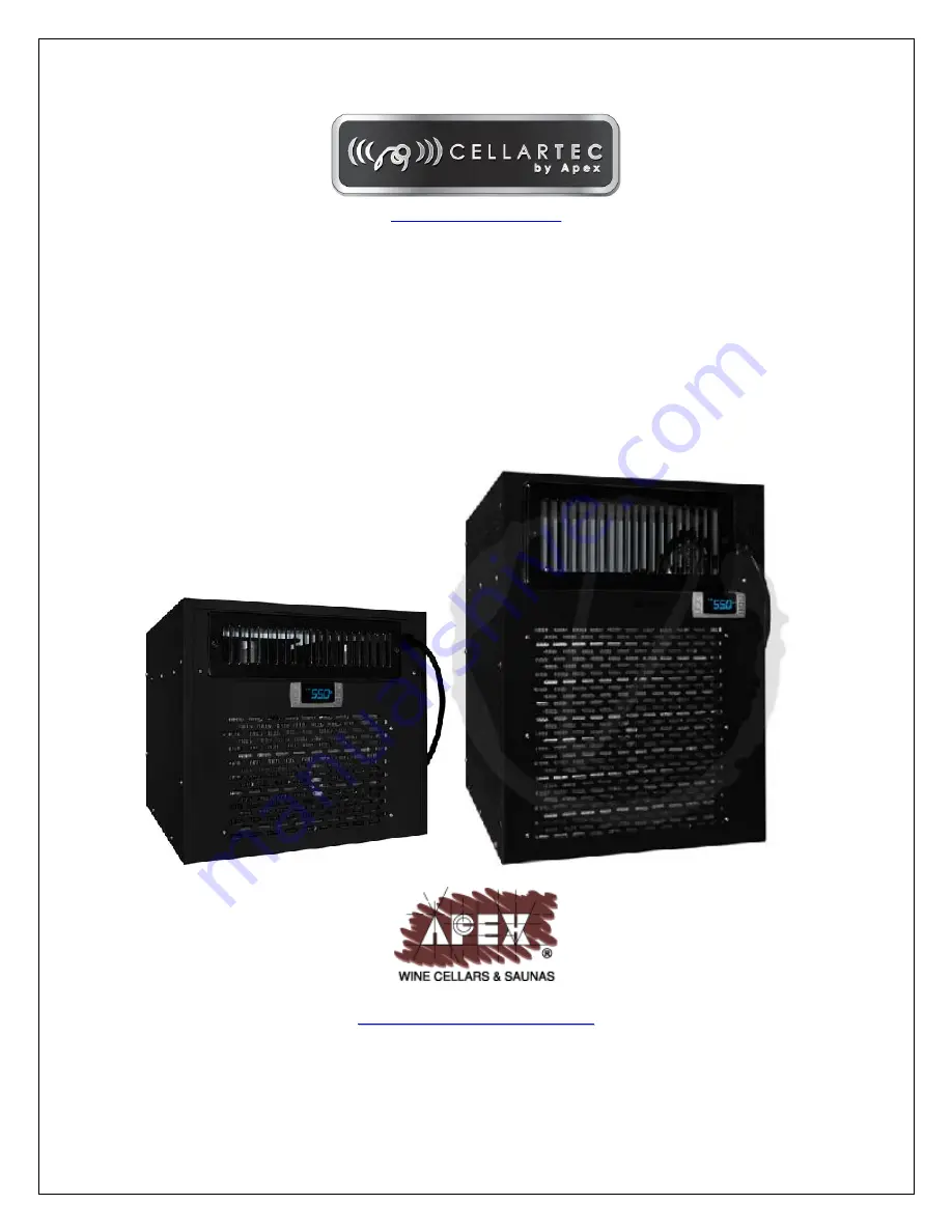 Cellartec CT1500ZD Installation, Use & Care Manual Download Page 1