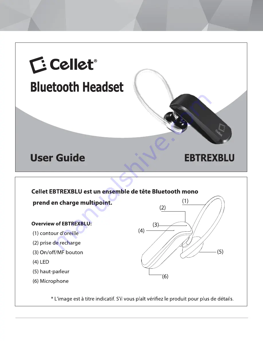 Cellet EBTREXBLU Скачать руководство пользователя страница 6