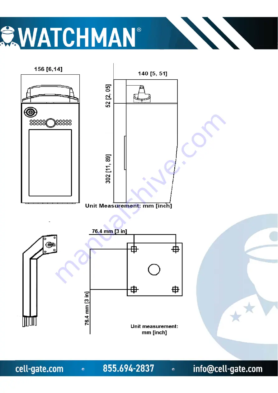 CellGate WATCHMAN W461 Скачать руководство пользователя страница 6