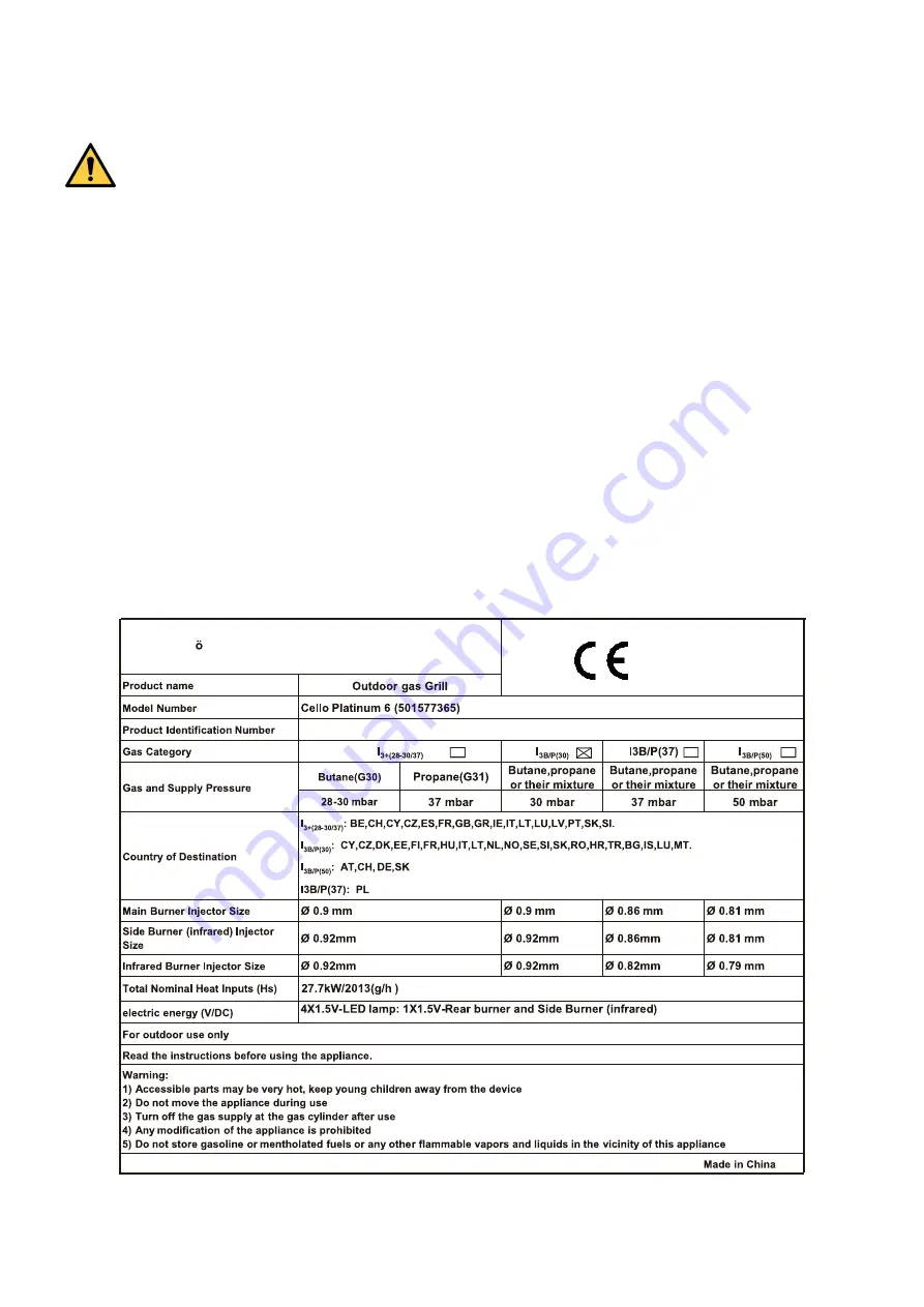 Cello 501577365 Instruction Manual Download Page 2