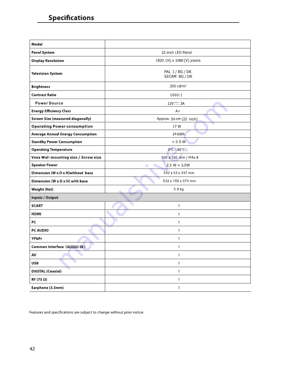 Cello C22230F-LED User Manual Download Page 44