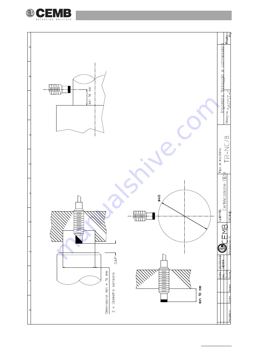 CEMB TR-NC/8 Use And Maintenance Instruction Manual Download Page 14