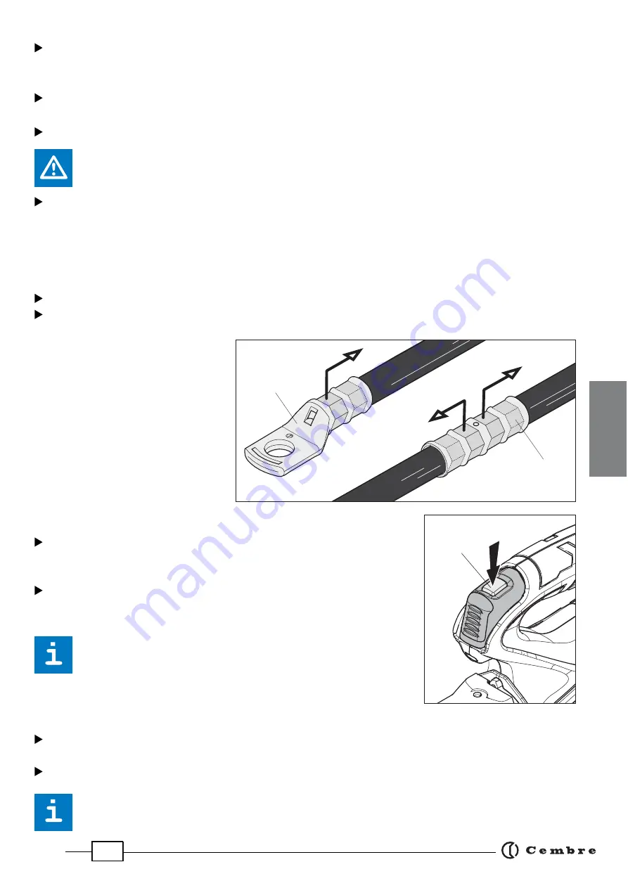 Cembre B1300-C Operation And Maintenance Manual Download Page 23