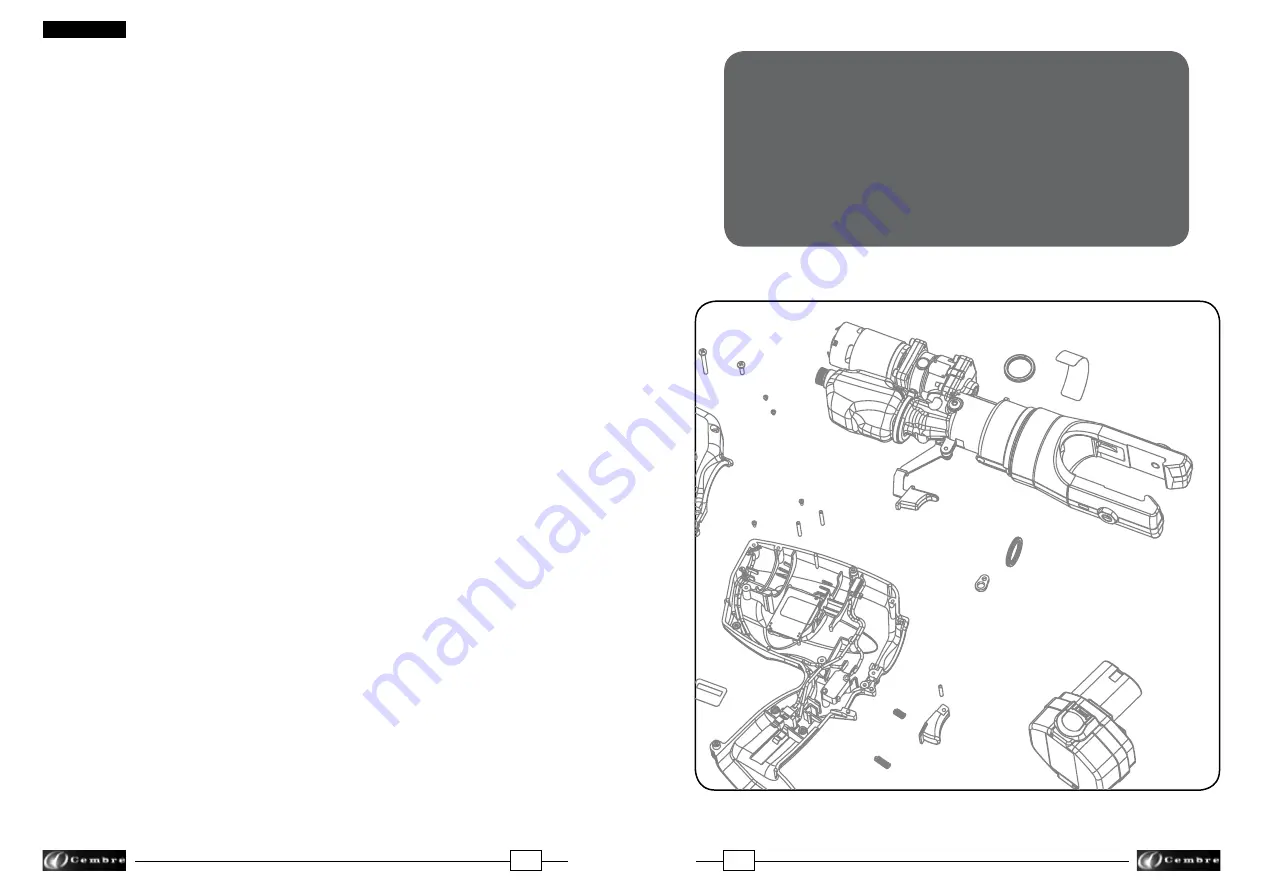 Cembre B135-UC Operation And Maintenance Manual Download Page 12