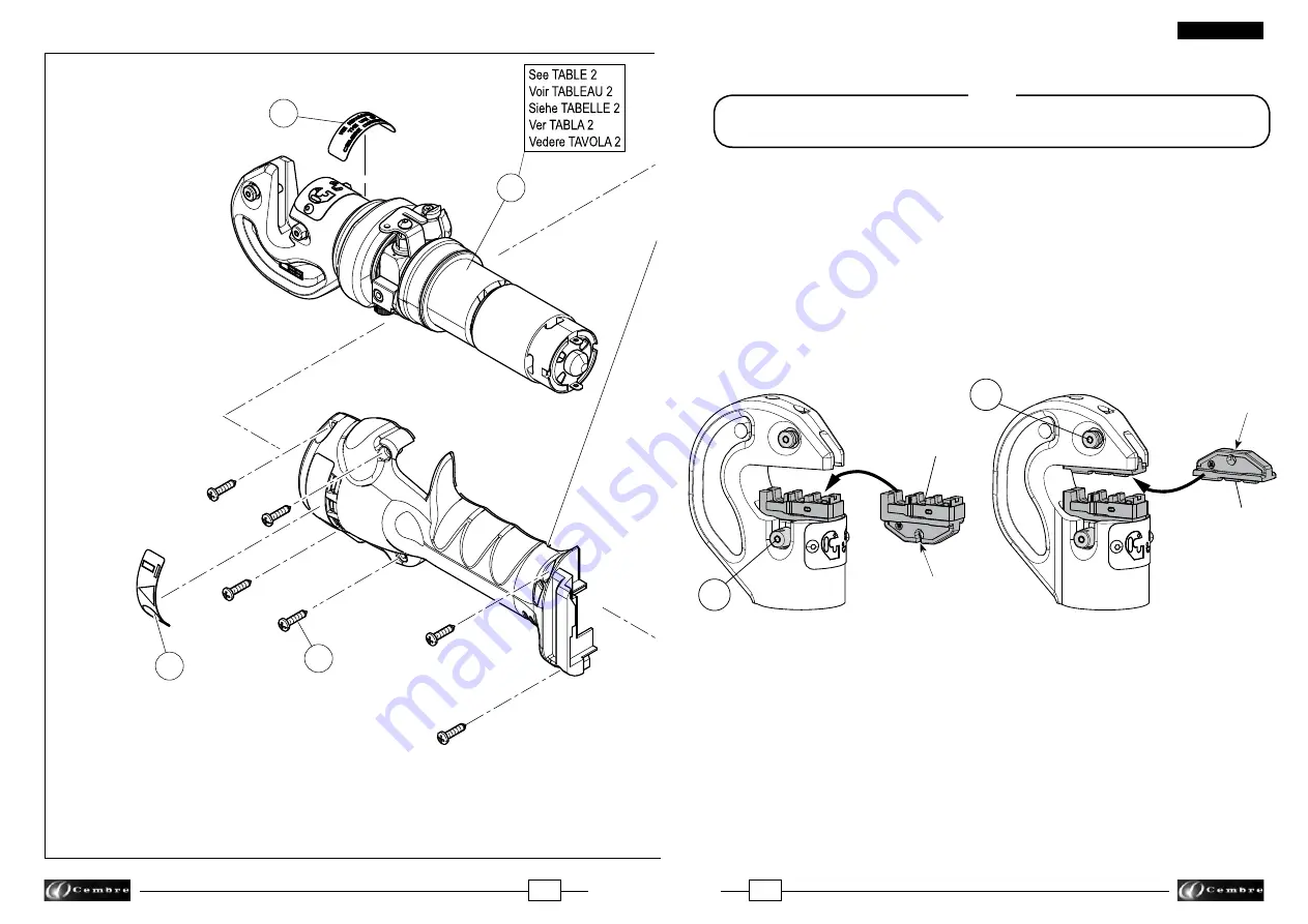 Cembre B15D Operation And Maintenance Manual Download Page 9