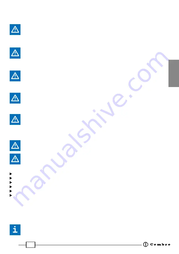 Cembre B450ND-BV Operation And Maintenance Manual Download Page 11