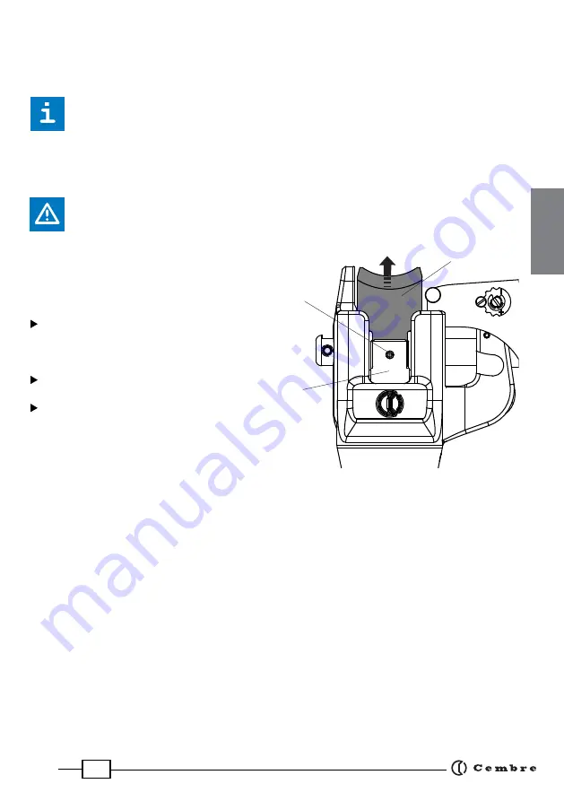 Cembre B500-TFC Operation And Maintenance Manual Download Page 15