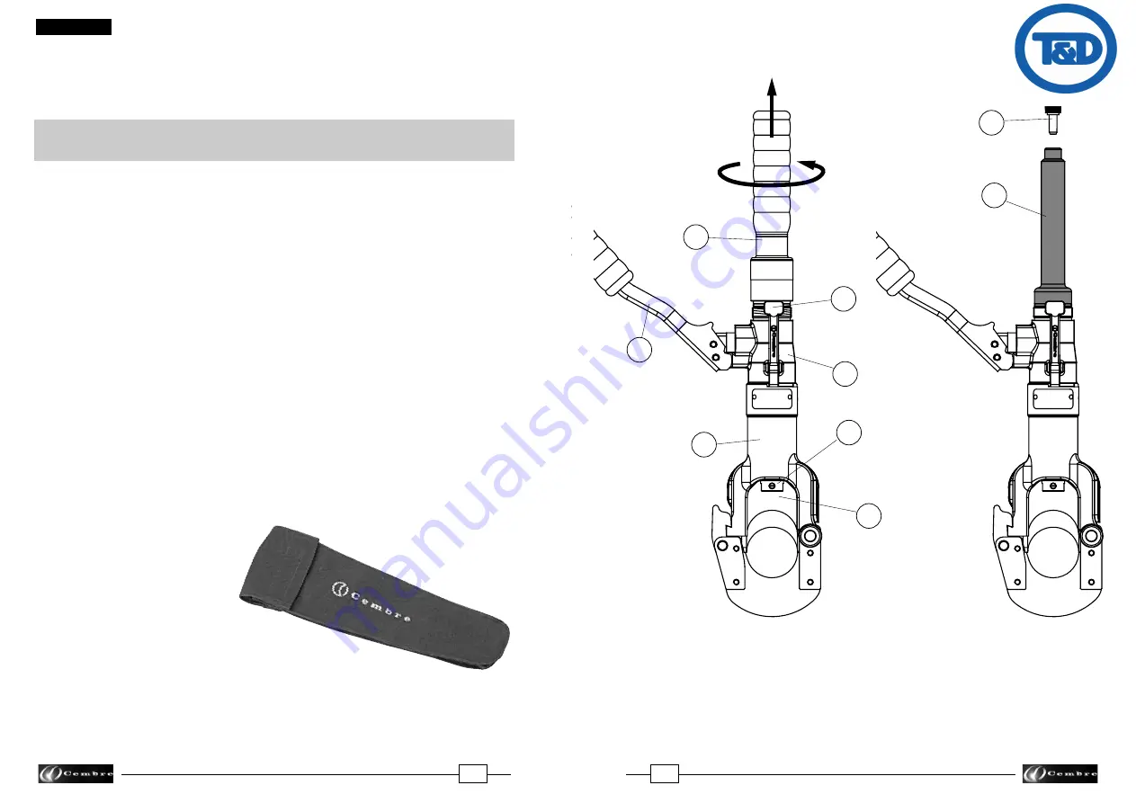 Cembre HT-TC051 Operation And Maintenance Manual Download Page 4