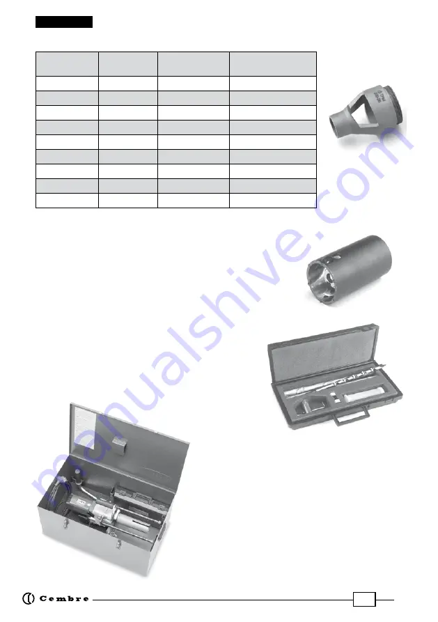 Cembre SD-10E Operation And Maintenance Manual Download Page 24