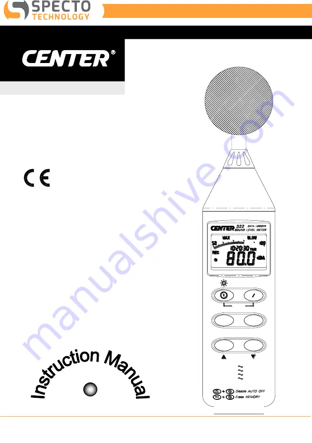 Center 322 Instruction Manual Download Page 1