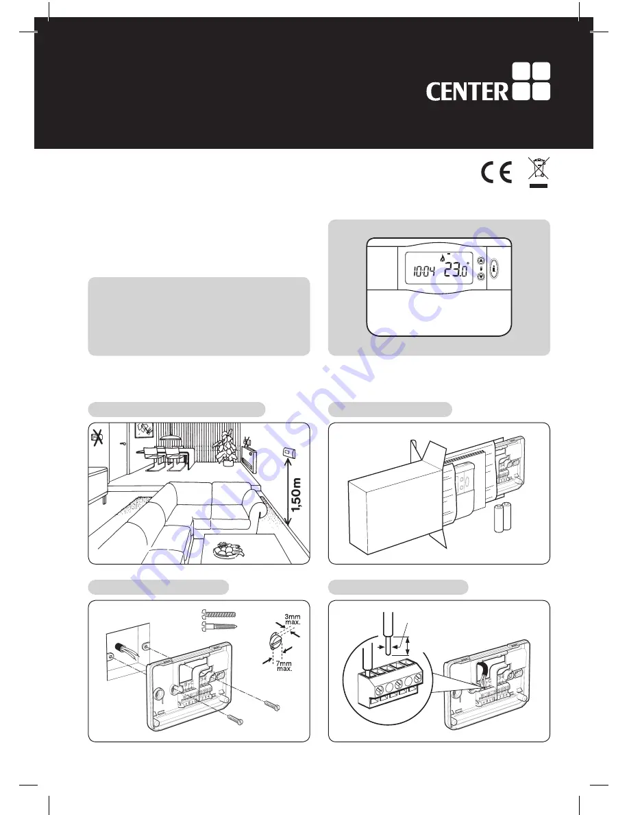 Center EHE0200153 Скачать руководство пользователя страница 1