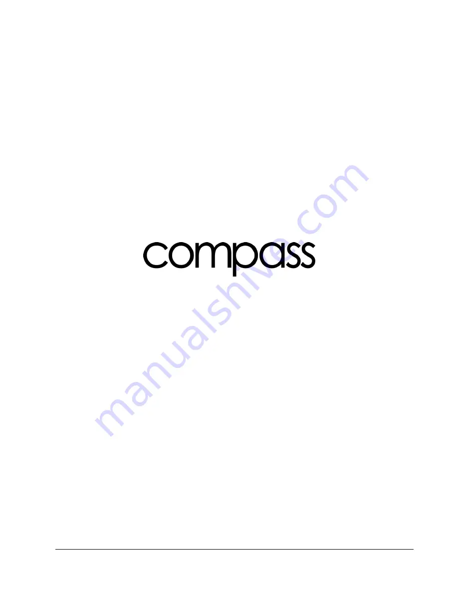 CenterVue COMPASS Operating Manual Download Page 1