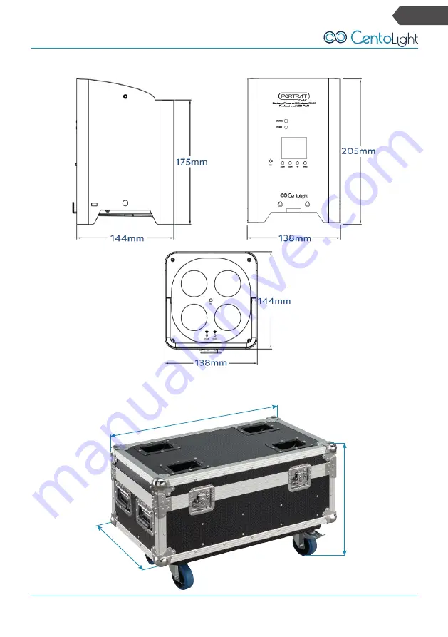 CentoLight PORTRAIT Q-Air Set Скачать руководство пользователя страница 7