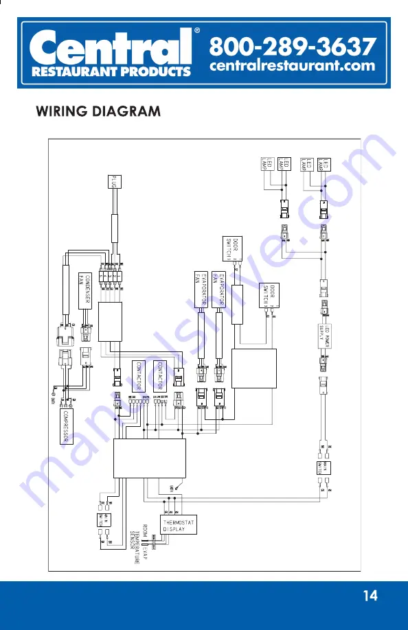 CENTRAL RESTAURANT PRODUCTS 69K-129 Instruction Manual Download Page 15