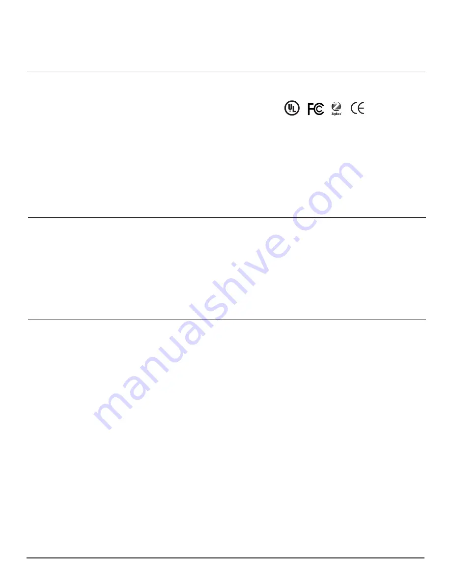 Centralite Pearl Thermostat Product Data Sheet Download Page 3